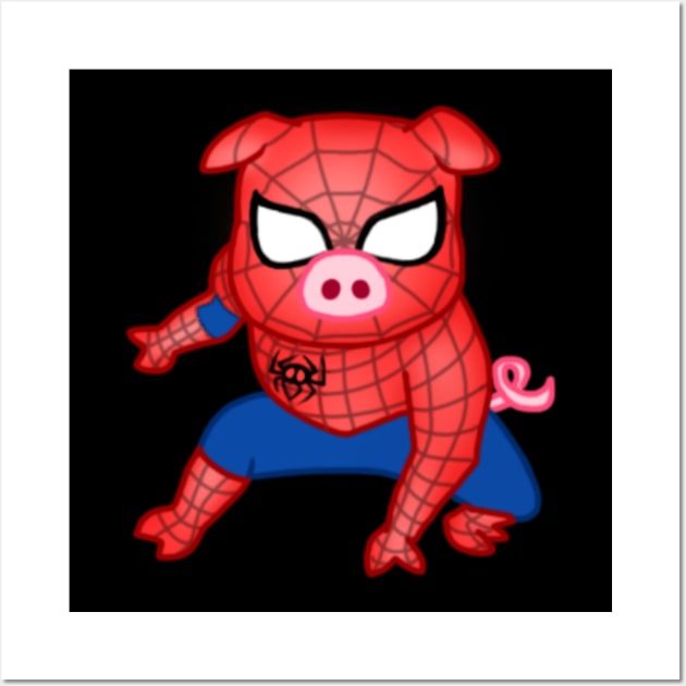 RigMo Spider-Pig Wall Art by RigMo